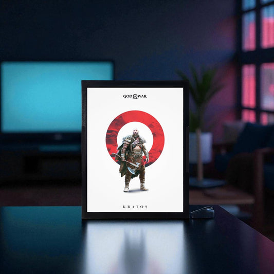 God Of War: Kratos Minimal Temalı Gece Lambası