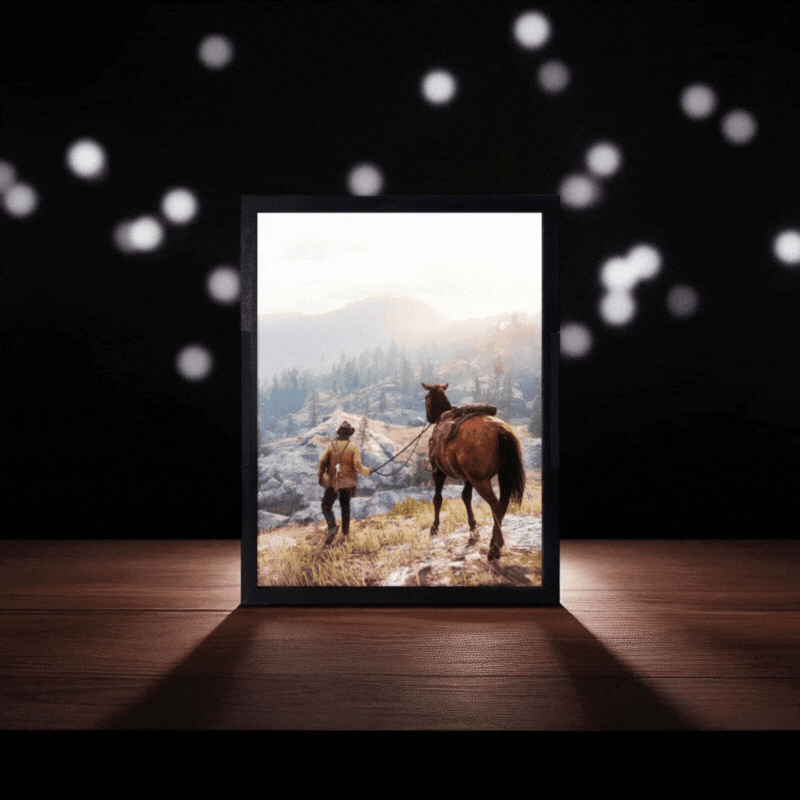 Red Dead Redemption: Dağ Yolculuğu Temalı Gece Lambası