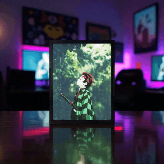 Demon Slayer: Tanjiro Yağmur Temalı Gece Lambası