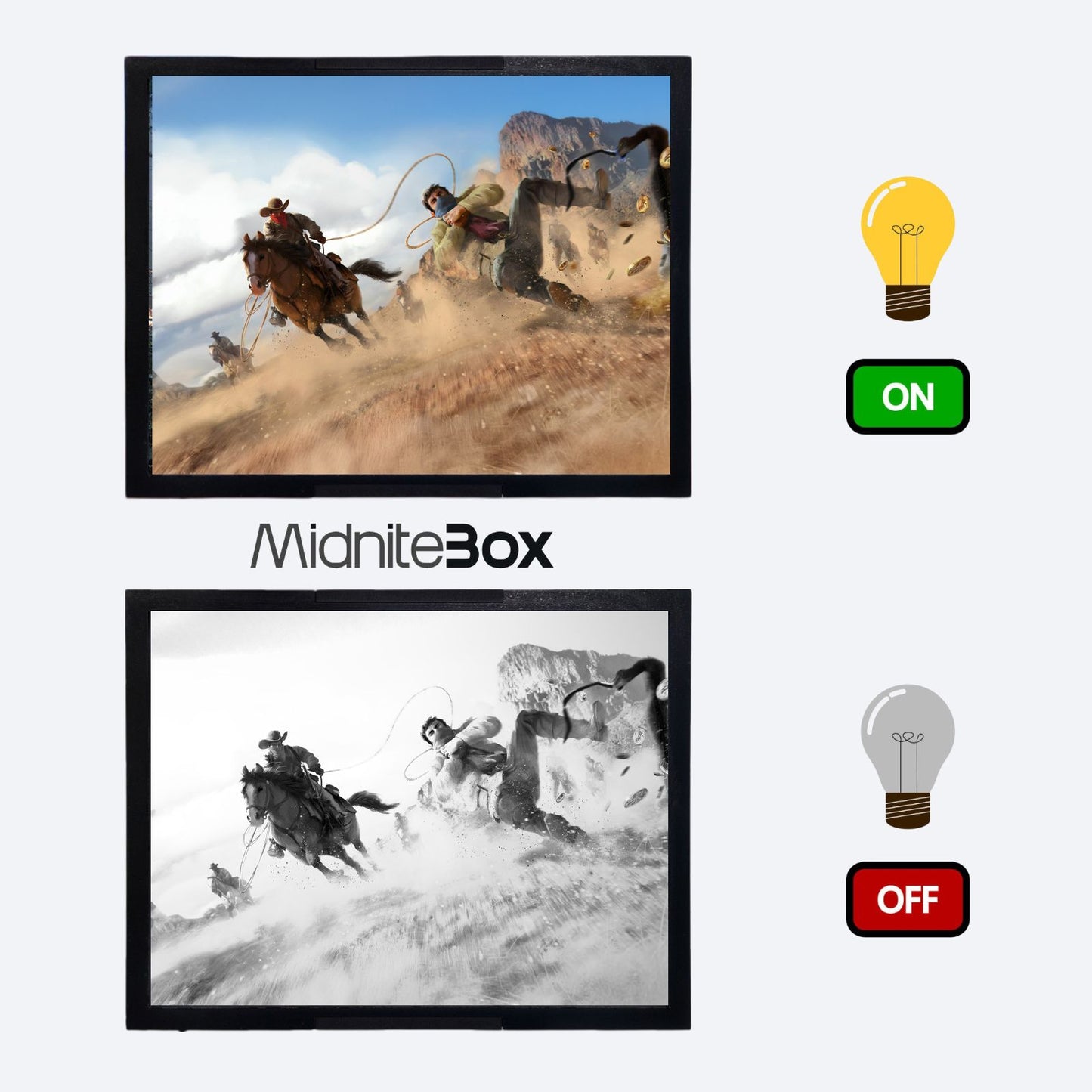 Red Dead Redemption: Kovalamaca Sahnesi Temalı Gece Lambası