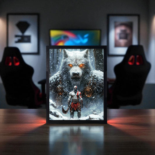 God Of War: Fenrir'in Gölgesi Temalı Gece Lambası