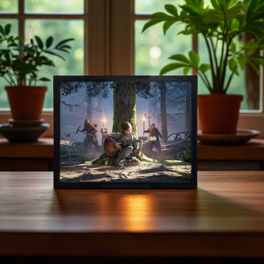 The Last of Us Temalı LED Gece Lambası - Ormanın Derinliğinde