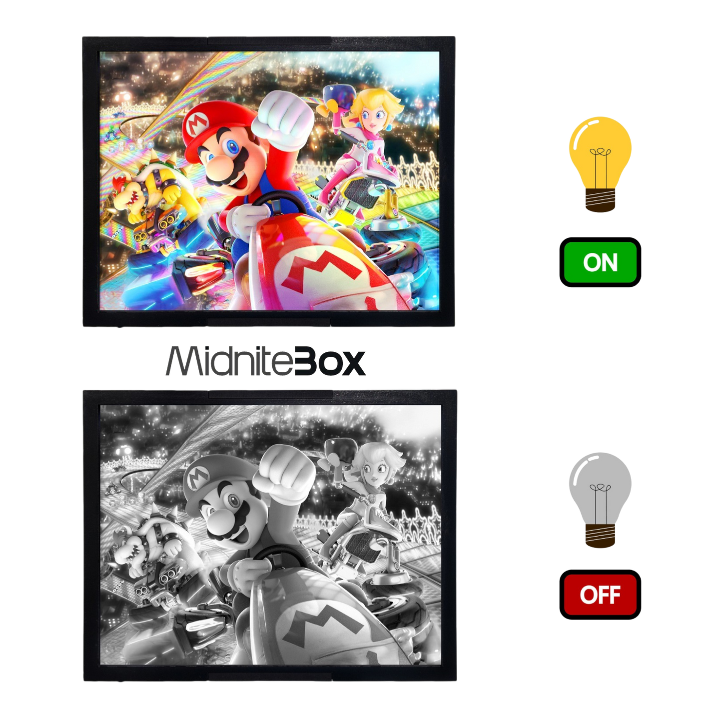 Super Mario Kart temalı LED Gece Lambası