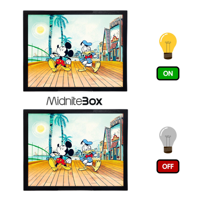 Mickey & Donald Duck Temalı LED Gece Lambası